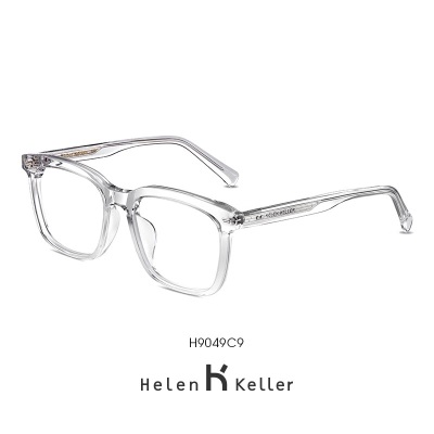 海伦凯勒（HELEN KELLER）新款近视眼镜素颜黑框百搭方框近视眼镜男女可配防蓝光度数H9049s348