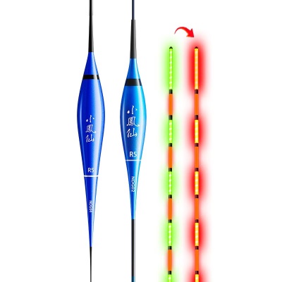 小凤仙高灵敏夜光漂低水阻鲫鱼鲤鱼标套装超亮超醒目电子漂夜钓纳米鱼标 NDG13 鲫鲤混养 吃铅约1.8gs352