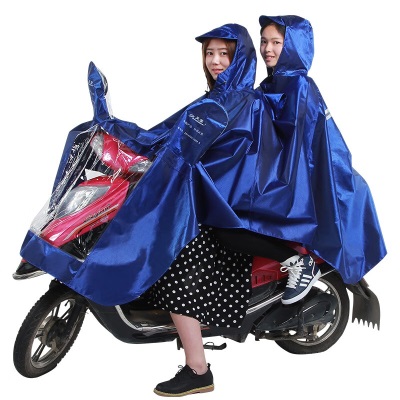 天堂雨衣电瓶车摩托车双人加大加厚雨衣男女骑行全身加长雨披男女s353