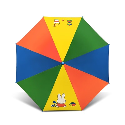 天堂伞雨伞直柄儿童小学生幼儿园可爱安全长柄晴雨两用遮阳伞男女 米菲与皮球s353