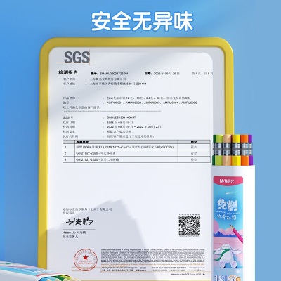 晨光（M&G） 按动式免削彩色铅笔 不易断学生用专业手绘彩铅笔套装儿童涂鸦填色美术生绘画铅笔s358