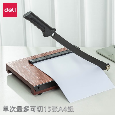 得力(deli)  木质切纸机/切纸刀/裁纸刀/裁纸机s359