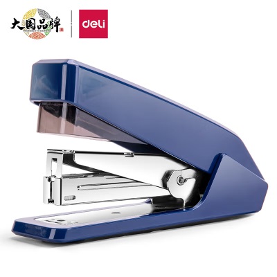 得力(deli)高效省力结构订书机/订书器 适配12#订书钉 可装150枚钉s359