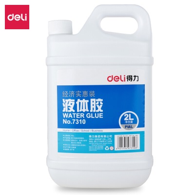 得力(deli)2L大桶装液体胶水 玩具材料胶水 办公用品s359