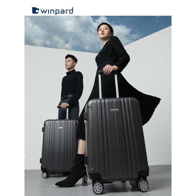 WINPARD威豹拉杆箱男女休闲旅行万向轮行李箱 商务出差登机箱铝框旅行箱s363