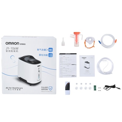 欧姆龙（OMRON）1L制氧机JY-106W家用吸氧机老人孕妇保健型智能遥控氧气机s361