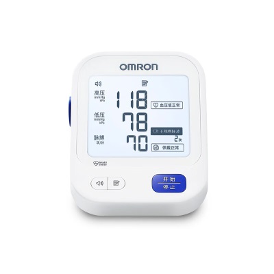 欧姆龙（OMRON）电子血压计血压仪家用 语音背光款大屏显示血压测量仪U725A 【旗舰款】U725A标配电源（三档音量+背光大屏）s361
