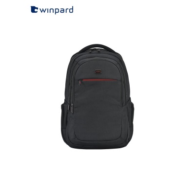 WINPARD/威豹双肩包男背包商务双肩背包电脑包休闲男包旅行包15.6英寸 黑色s363