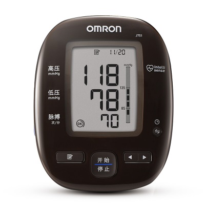 欧姆龙（OMRON）原装进口智能蓝牙电子血压计J751全自动测量血压仪家用 J751血压计s361
