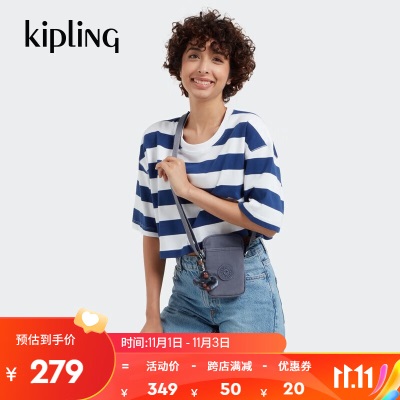 Kipling男女款2023秋冬新款轻便小巧出街小包斜挎包手机包TALLYs366pc
