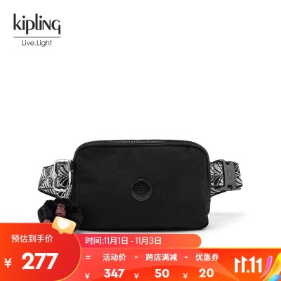 Kipling2023新款轻便时尚休闲小包包腰包胸包斜挎包DIEDREs366pc