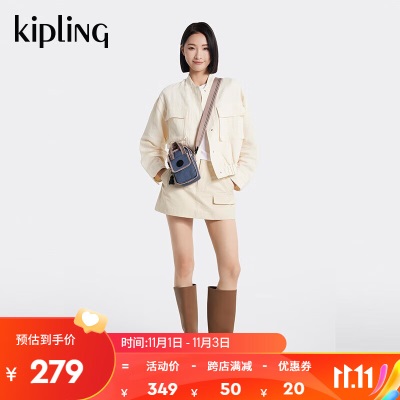 Kipling男女款2023秋冬新款轻便小巧出街小包斜挎包手机包DALYAs366pc