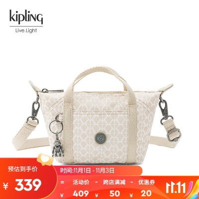 Kipling女款2023新款时尚可爱轻便小包帆布包斜挎包ART COMPACTs366pc