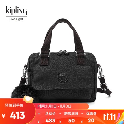 Kipling女款轻便帆布包新款时尚休闲手提包单肩包斜挎包ZEVAs366pc