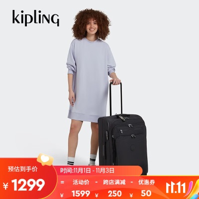Kipling男女款2023秋冬新款旅行行李箱拉杆箱NEW YOURI SPIN系列s366pc