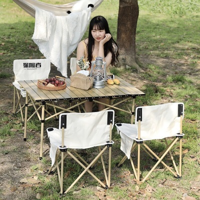 探险者（TAN XIAN ZHE） 户外折叠桌折叠家具烧烤野外露营便携折叠桌子s373