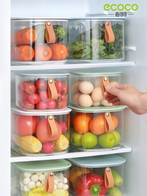 密封冰箱收纳盒鸡蛋保鲜专用整理储物肉类蔬菜食品级厨房冷冻神器s375g