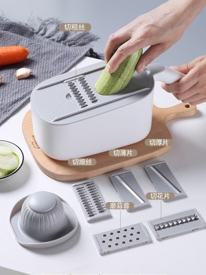 厨房切菜神器土豆丝家用多功能用品萝卜黄瓜削刮擦丝刨丝器切片机s375g