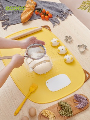 硅胶揉面垫加厚食品级和面擀面家用做包子垫子面板烘培面点面粉垫s375g
