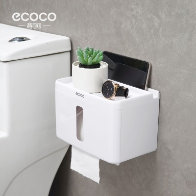 卫生纸置物架卫生间厕所纸巾盒免打孔创意马桶抽纸卷纸防水厕纸盒s375g