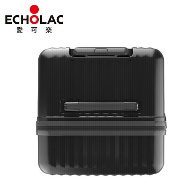 爱可乐（Echolac）超大容量拉杆箱时尚方形旅行箱TSA密码锁箱行李箱PC183K红色26吋s386