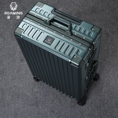 漫游5512行李箱拉杆箱大容量男女旅行箱包密码箱皮箱子24英寸绿色s394