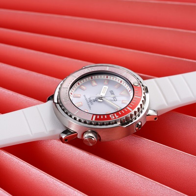 精工（SEIKO）手表 樱花白色表带200米防水太阳能女士腕表 SUT409P1s399
