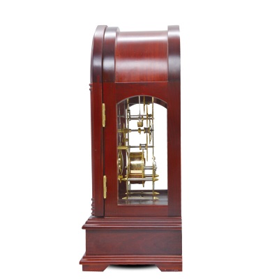 北极星（POLARIS）座钟  欧式实木台钟 椴木机械透视座钟 家居装饰古典床头钟 T332s397