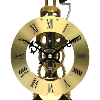 北极星（POLARIS）座钟创意仿古台钟 实木欧式机械复古坐钟 中式客厅奢华钟表T303s397