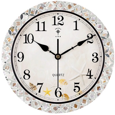 北极星（POLARIS）挂钟艺术客厅挂钟超大时钟美式地中海风壁钟创意时尚18英寸s397s398