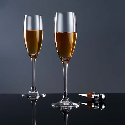 乐美雅（Luminarc）高脚杯葡萄酒杯礼盒470ml红酒杯2个香槟杯+160ml2个礼物高档s409