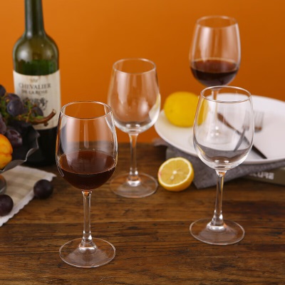 乐美雅（Luminarc）红酒杯高脚杯葡萄酒杯酒具套装无铅玻璃杯350ml*4品味礼物s409