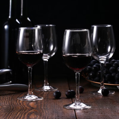 乐美雅（Luminarc）红酒杯葡萄酒杯高脚杯酒具套装无铅玻璃杯470ml*4品味礼物s409