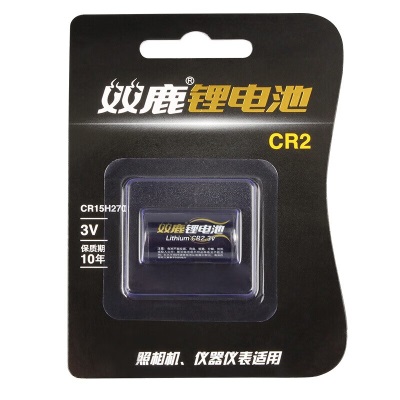 双鹿 CR2锂电池1粒装 适用于测距仪/拍立得相机/医疗用品/智能仪表/s412