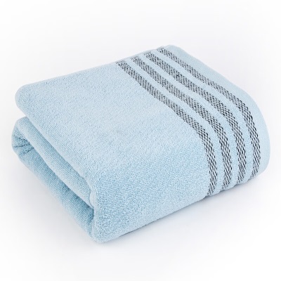 三利浴巾礼盒1条纯棉普罗旺斯浴巾套装柔软吸水洗澡浴巾70×135cm蓝色s415