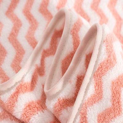 三利毛巾礼盒套装珊瑚绒柔软吸水速干浴巾1条毛巾1条方巾1条三件套组合粉色s415