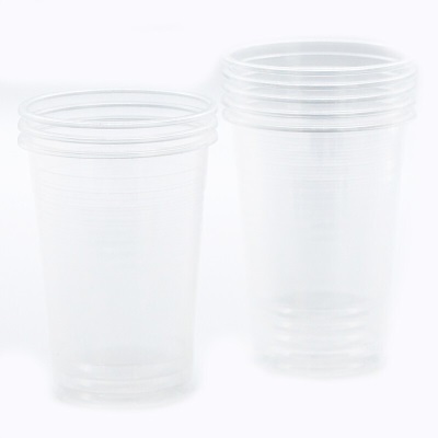 妙洁 厚质塑杯一次性杯子塑料水杯COOL酷杯s422