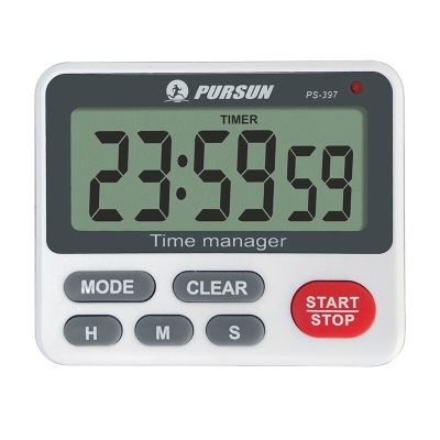 追日牌电子式正倒数计时器厨房定时器提醒器时钟 PS-397 白色s426