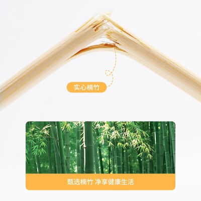 美丽雅 一次性筷子独立包装80双 竹筷带牙签家用野营快餐方便外卖餐具s420