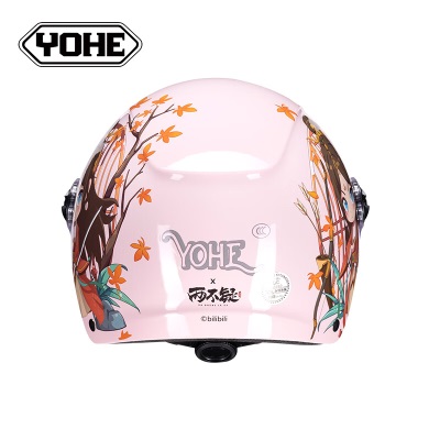 永恒（YOHE）头盔电动车3c认证电瓶车半盔夏季四季男女通用轻便安全帽两不疑DK1s431s433
