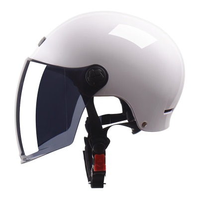 YEMA 3C认证358S电动摩托车头盔男女通用夏季防晒安全帽电瓶车半盔 均码s436