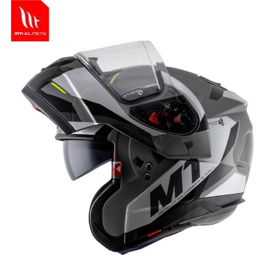 MT HELMETS西班牙摩托车头盔起源系列揭面机车全盔半盔两用s437