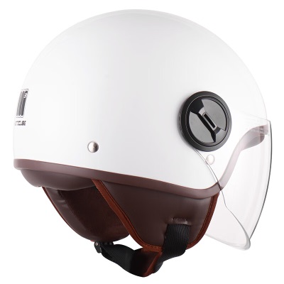 M3 3C认证631S电动摩托车头盔男女秋冬季电瓶车安全帽 四季通用 白色s436