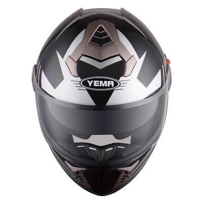 YEMA 3C认证828S摩托车头盔男冬季全盔双镜片机车安全帽 四季通用 均码s436