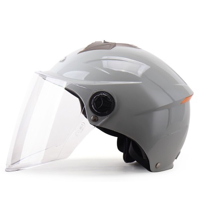 野马（YEMA）3c认证327S电动摩托车头盔女夏季防晒安全帽男轻便式半盔 均码s436