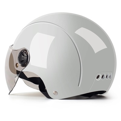摩托立方（MOTOCUBE）3C认证101-2S电动车头盔女夏季半盔男摩托车安全帽s436