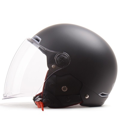 野马（YEMA）3C认证351S电动摩托车头盔男女冬季电瓶车安全帽轻便式半盔 四季通用 均码s436