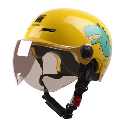 M3 3C认证232S儿童头盔男孩女孩电动摩托车半盔电瓶车安全帽四季通用 均码s436