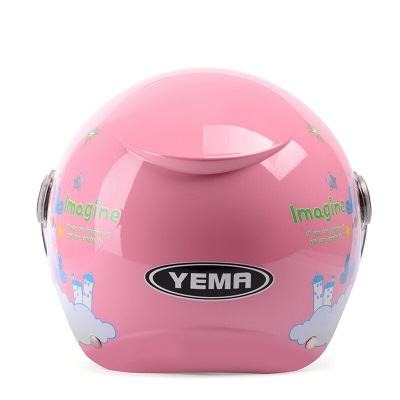 野马（YEMA）3C认证207S儿童头盔男女童夏季轻便式电动车半盔摩托车安全帽 均码s436