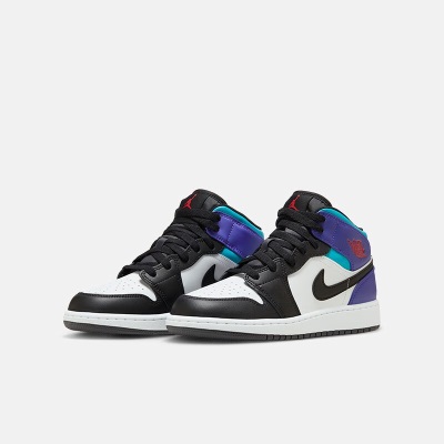 耐克（NIKE）AIR JORDAN 1 MID (GS) AJ1 运动鞋s477